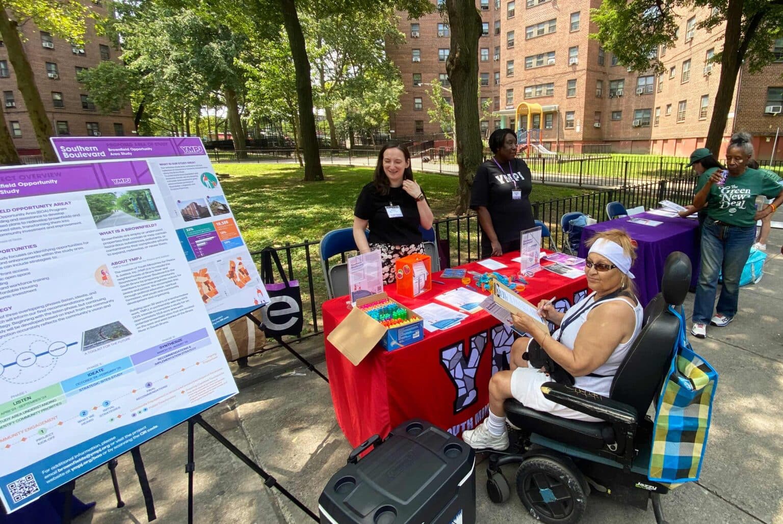 Tabling event for the South Bronx BOA project
