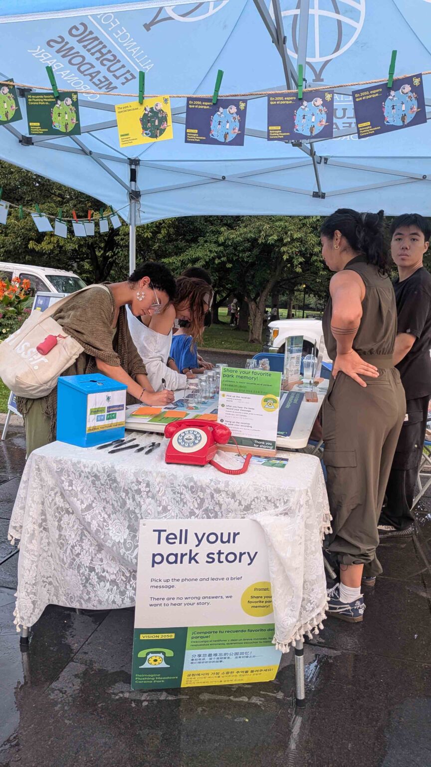 Community engagement at Flushing Meadows Corona Park